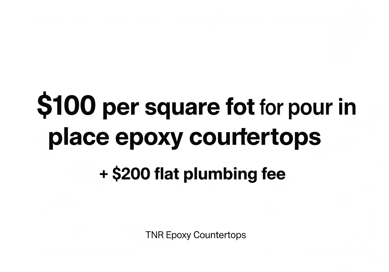 Pour in place epoxy countertops pricing simple image – TNR Epoxy Countertops